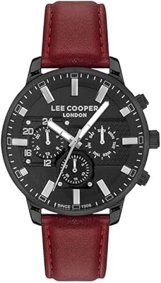 Montre multifonction à cadran marron pour homme - lc07474.652, marron