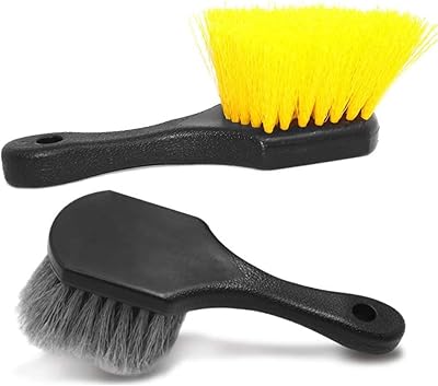 Auretti lot de 2 brosses de nettoyage de roues et de pneus