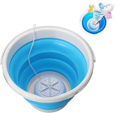 Mini lave-linge portable rouleau électrique turbo automatique à nettoyage rapide avec câble