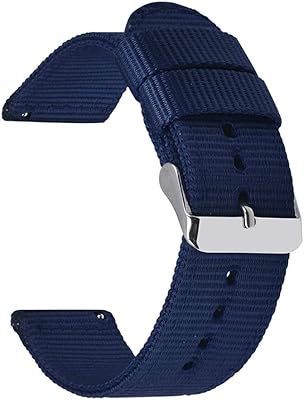 Bracelet de montre en nylon balistique à dégagement rapide, style militaire, montre intelligente