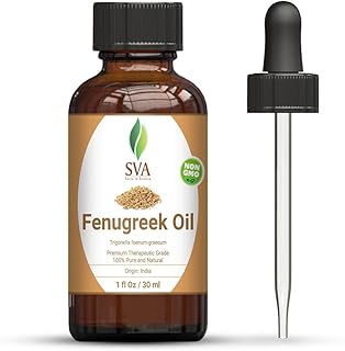 Huile de support de fenugrec sva organics 1 oz (30 ml)