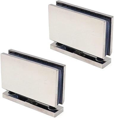 Ensemble de charnières de porte en verre sans cadre nuzamas accessoires de montage