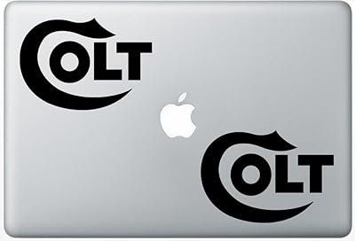Colt firearms logo car truck window arcdecals78601618 ensemble de deux (2x), décalcomanie, autocollant