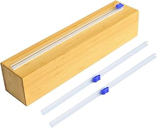 Distributeur de plastification en plastique en bambou boxthink avec coupe-glissière également pour papier