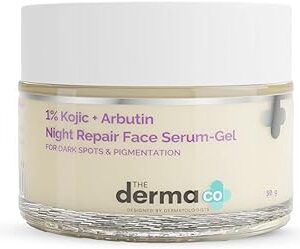 Sérum-gel visage réparateur de nuit the derma co 1% kojic + arbutin pour taches brunes et pigmentation - 50 g. Faites des économies avec Diaytar, le leader du e-commerce discount au Sénégal
