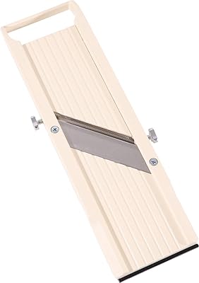 Coupe-légumes mandoline benrainer bn64b, plastique abs, blanc, 64 watts