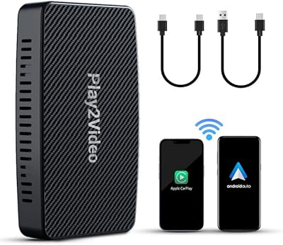 Adaptateur sans fil tout-en-un bestfit, prise en charge carplay et android auto, usb