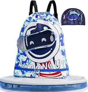 Sac à dos de natation pour enfants sac cordon plage sport saison sèche