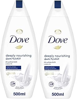 Nettoyant pour le corps profondément nourrissant dove, 500 ml (paquet de 2)