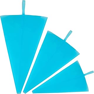 Ekind lot de 3 sacs à pâtisserie réutilisables en silicone pour décoration