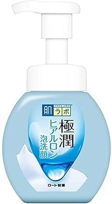 Hada labo gokjyun nettoyant moussant hydratant à l'acide hyaluronique japonais, 160 ml