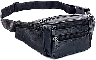 Cool baby vintage en cuir taille sac hommes femmes voyage randonnée