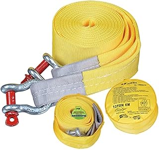 Corde de remorquage robuste goronp avec deux crochets en u ligne