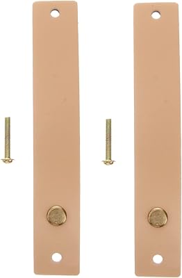 Poignées d'armoire en cuir yarnow, paquet de 2 poignées de garde-robe en cuir