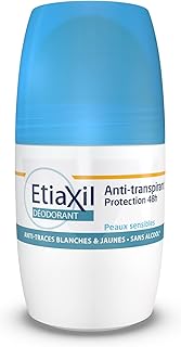 Déodorant anti-transpirant etaxyl, peau sensible 48 heures sans effets blancs, 50 ml