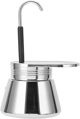 Pot à moka bec unique machine expresso sur la cuisinière mini cafetière