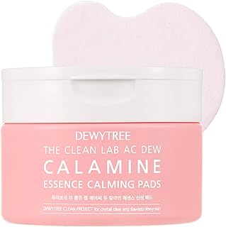 Tampons apaisants pour la peau à la calamine dewitry exfoliants et lha