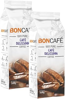 Café en grains boncafe caffè delissima - 500 g - paquet de 2