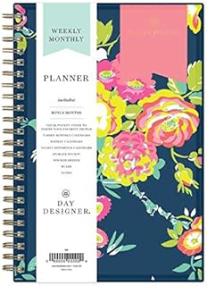 Cahier de planification hebdomadaire et mensuelle blue sky 2021, couverture flexible, reliure double