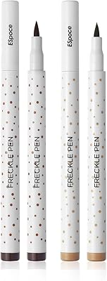 Stylo de maquillage bicolore pour taches de rousseur, imperméable, longue durée, séchage rapide