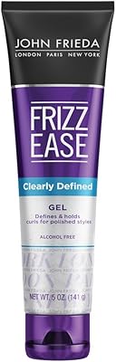 John frieda frizz ease clearly defined gel, gel coiffant sans alcool pour cheveux