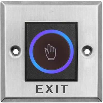 Rubik capteur de bouton de sortie de porte sans contact avec led interrupteur