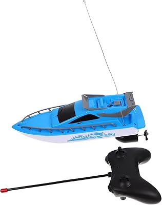 Toyvian enfants bateau télécommandé mini amusant jouets piscine lac jouet pour et adultes
