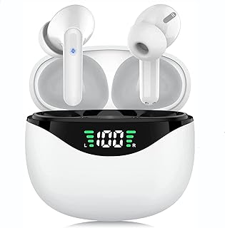 Écouteurs sans fil écouteurs bluetooth 35 heures de lecture contrôle tactile et microphone