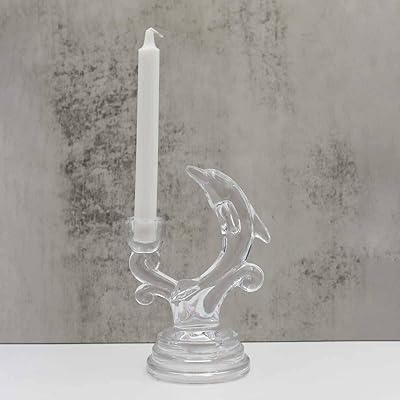 Bougeoir en verre zil