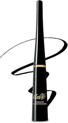Eyeliner liquide longue durée iba, noir intense, 6,5 ml