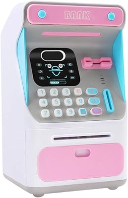 Tirelire électronique avec 【face lock】, tirelire rechargeable avec verrouillage facial et protection