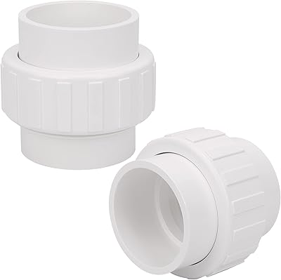 Jeu de raccords de tuyauterie en pvc 2" (douille x douille) union coulissante