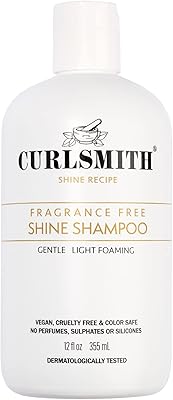 Curlsmith shampoing brillant nettoyant doux sensible et sans parfum pour tous les cheveux