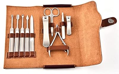 Ensemble de ciseaux à orteils professionnels en acier inoxydable, 10 pièces, outils