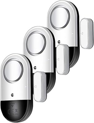 Capteur d'alarme puissant 120 db pour porte et fenêtre, paquet de 3 pour