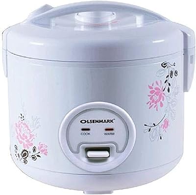 Cuiseur à riz en métal olsenmark, capacité 1,5 litre, couleur blanche - numéro