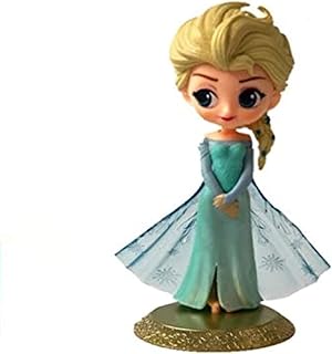 Décoration de gâteau d'anniversaire east lady elsa (14 x 8 cm)