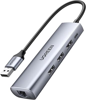 Base d'adaptateur ethernet usb 3.0 avec adaptateur ethernet gigabit filaire rj45 10/100/1000, adaptateur