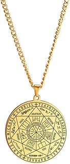 Pendentif amaksar sceau des sept arcanges pendentif salomon tetragamamaton sigil talisman amulette