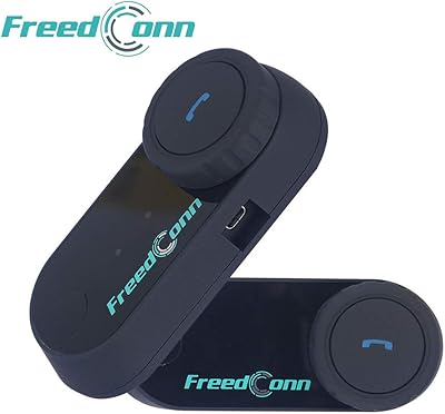 Casque de moto freedcon t-comfb d'interphone bluetooth pour 2 ou 3