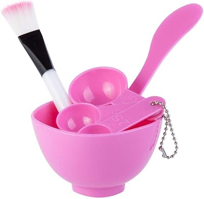 Ensemble de masques faciaux maison 4 en 1 avec bol et brosse