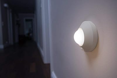 Unité d'éclairage led osram veilleuse de plafond fonctionnant sur piles gris