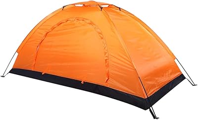 Tente familiale dôme pour 1 personne, tente de camping familiale, légère, imperméable, coupe-vent