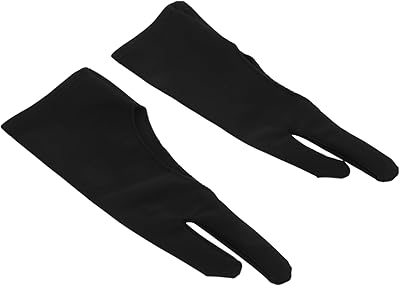 Musisaly 4 pièces 2 gants de peinture gant de croquis description gant d'artiste