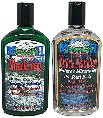 Savon ordinaire miracle ii 22 oz et neutralisant pour l'hydratation de la peau
