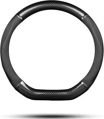 Housse de volant de voiture en forme d protection sport fibre