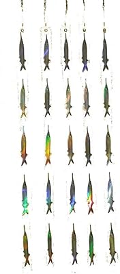 Bandes teaser eatmytackle ballyhoo - 5 appâts réfléchissants pour poissons (paquet de 5)