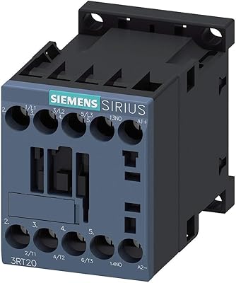 Contacteur siemens 3rt20161bb41, ac-3, 4kw/400v, 1no, dc 24v, 3 pôles, sz s00