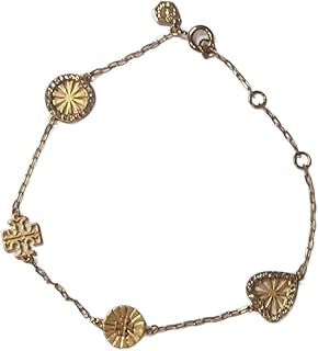 Bracelet britten torre en cristal et cuivre doré pour femme, taille unique, cristal