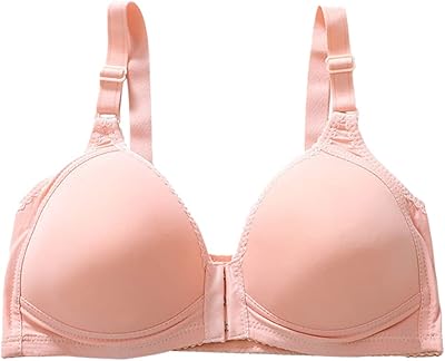 Soutien-gorge à crochet sur le devant pour femmes plus âgées, soutien-gorge sans fil